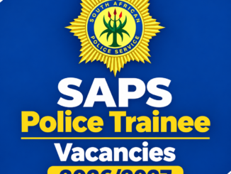 SAPS Police Trainee Vacancies